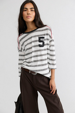 Rally Sketchy Striped Tee