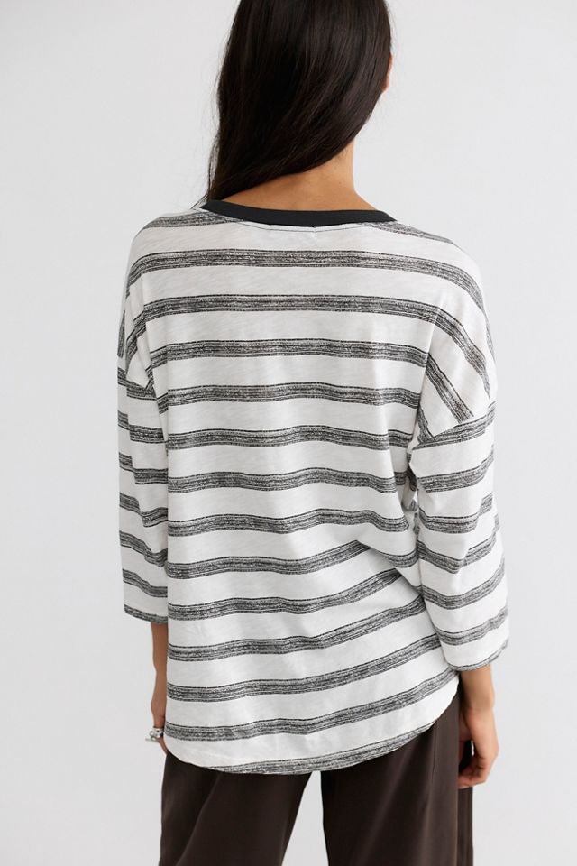 Rally Sketchy Striped Tee #1