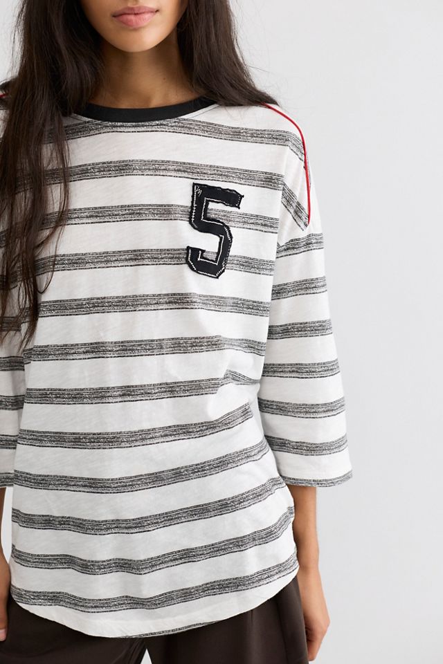 Rally Sketchy Striped Tee #2