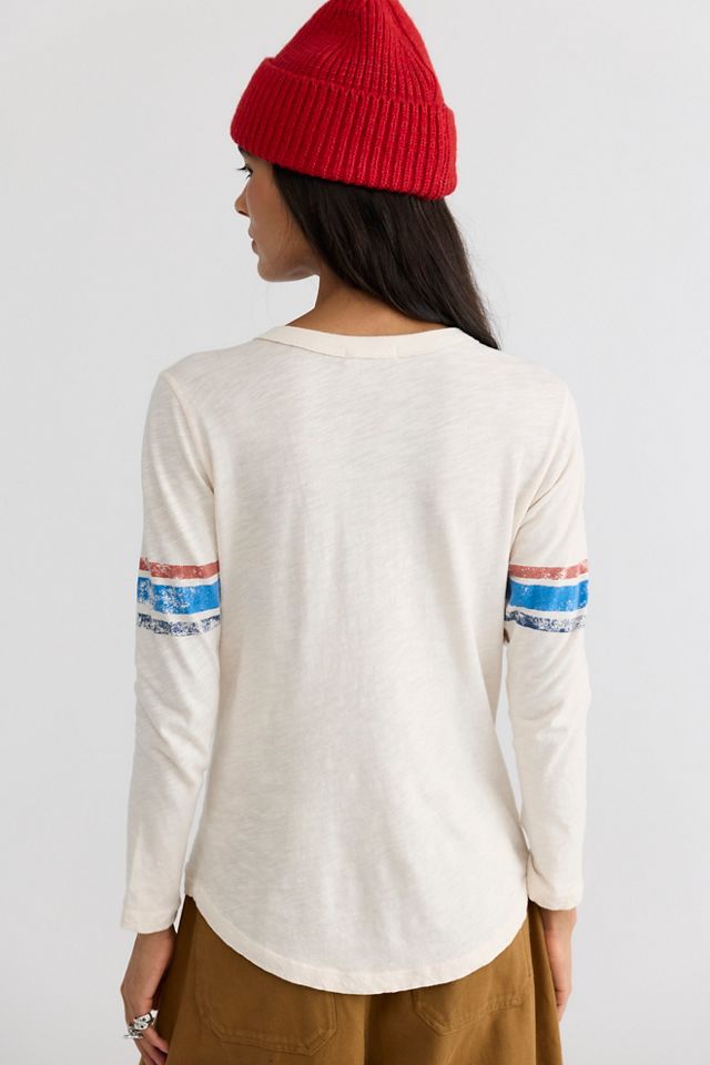 With The Team Henley Long Sleeve Tee #1