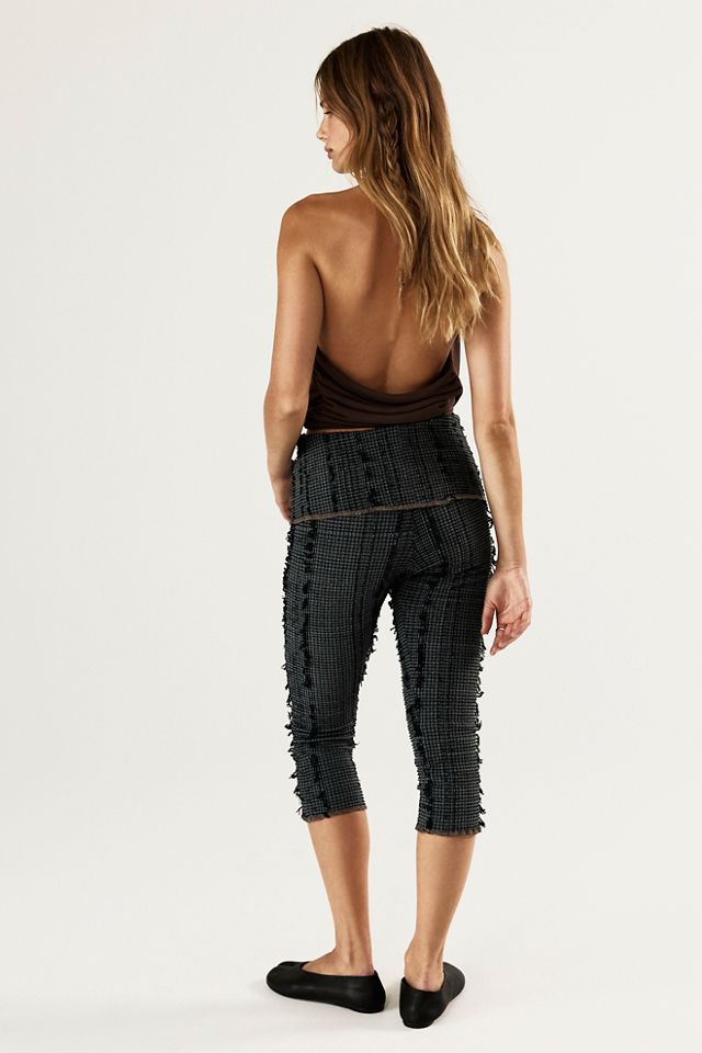 Luna Del Pinal Folded Waistband Capri Pants #1