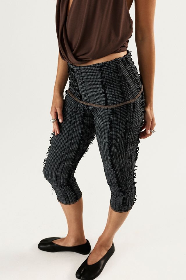 Luna Del Pinal Folded Waistband Capri Pants #2