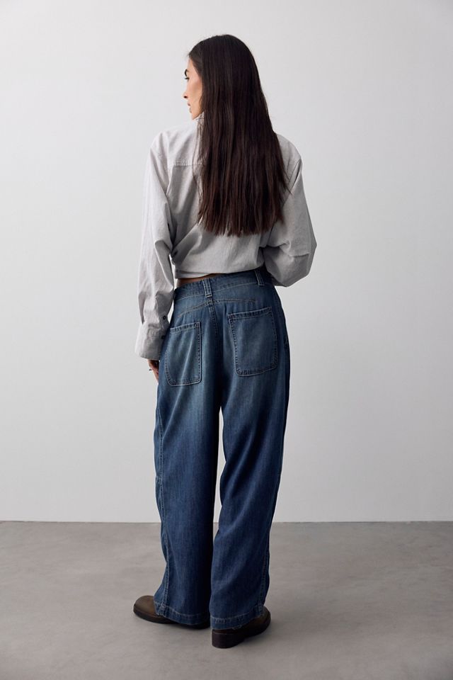 Jeans Pantalon en Lin Vienna We The Free #2
