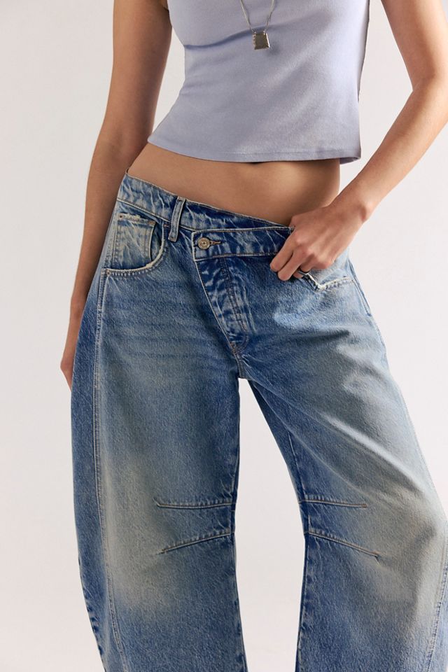 We The Free Good Luck Mid-Rise Barrel Jeans #4