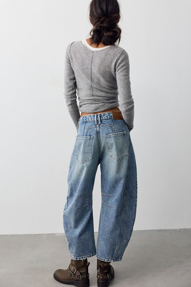 We The Free Good Luck Crossover Barrel Jeans #3