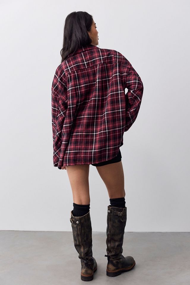 We The Free Elisson Plaid Top #1