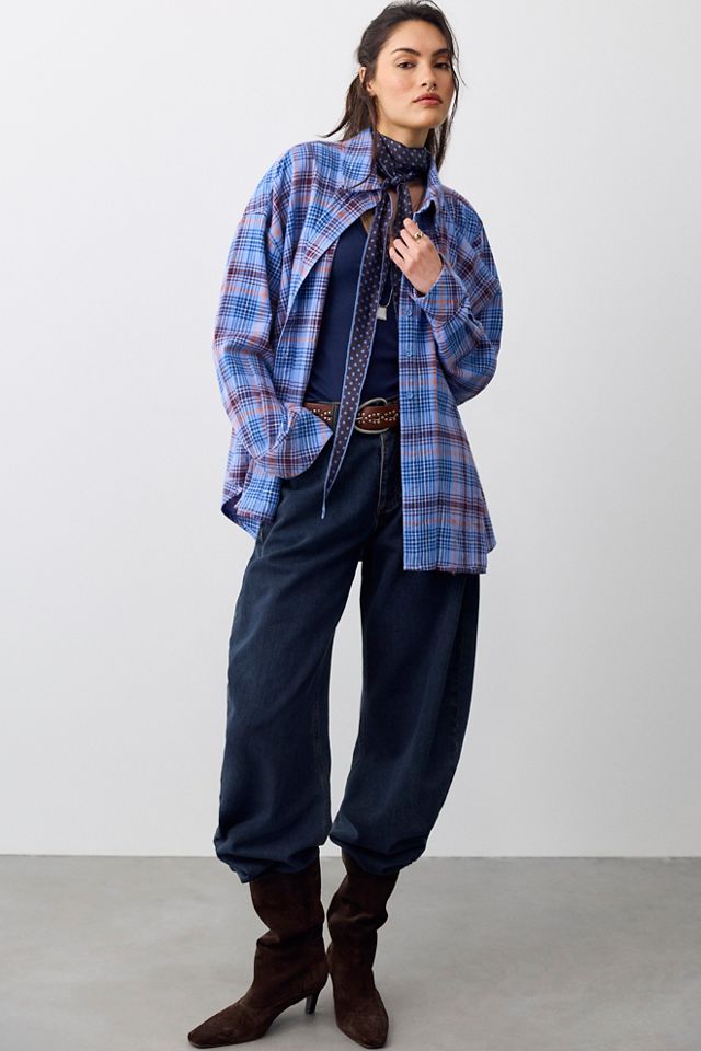 We The Free Elisson Plaid Top #2