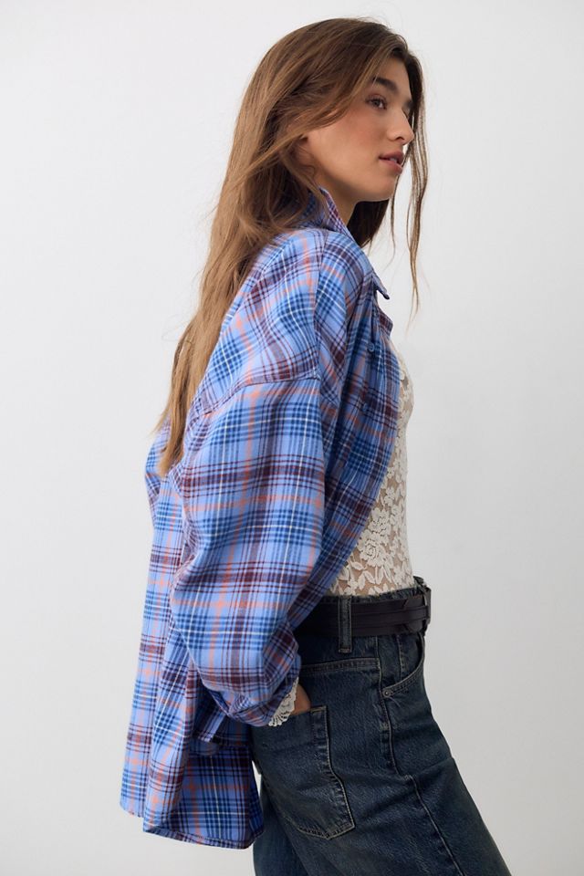 We The Free Elisson Plaid Top #3