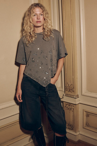 Rosalie Embellished Tee by Free People