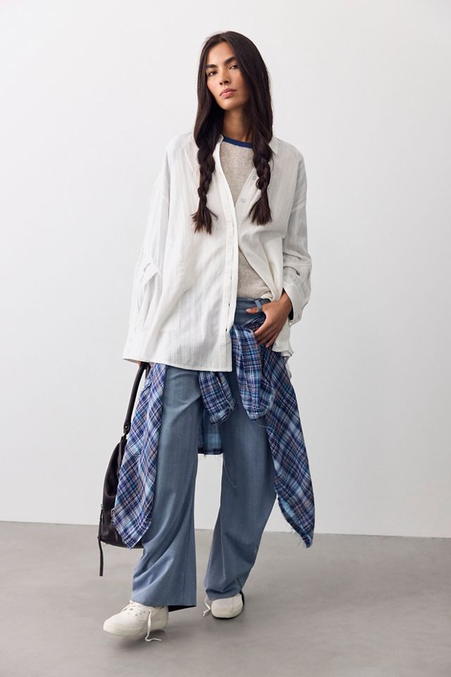 We The Free Selene Dobby Button Down #3