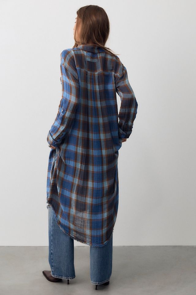 We The Free Layer Up Maxi Button Down Top #1
