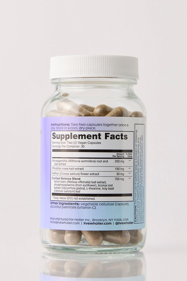 Wholier Cortisol Balance Supplement #1