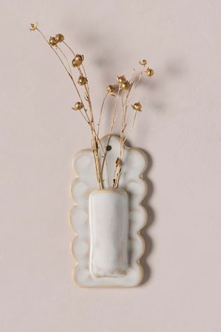 Scallop Wall Vase