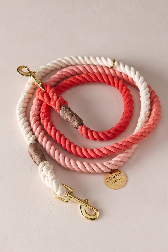 Cotton Tie Dye Rope Leash #1