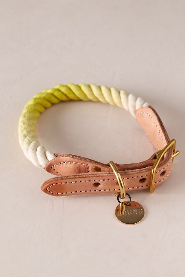 Cotton Tie Dye Rope Collar #1