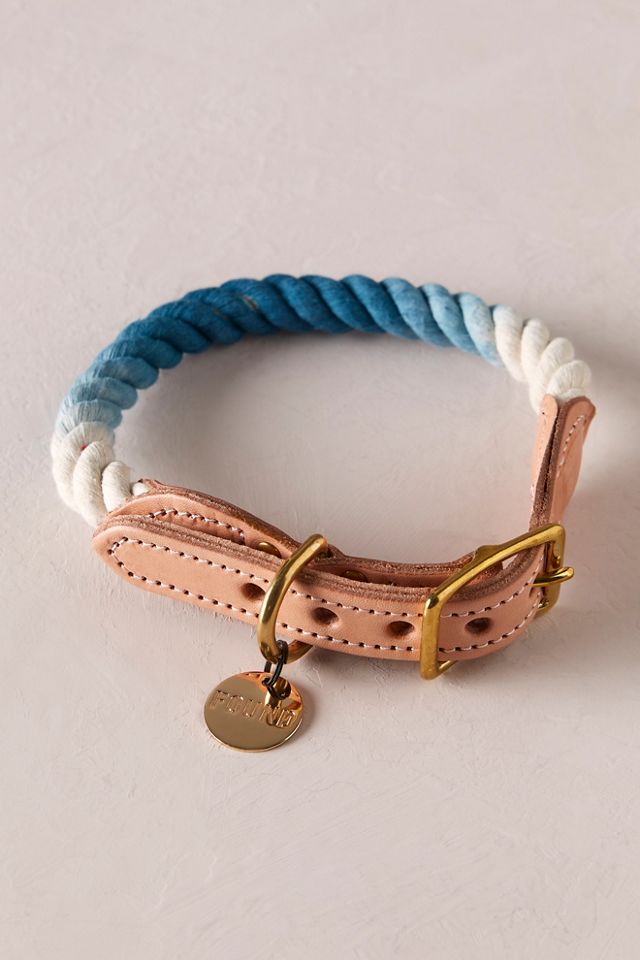 Cotton Tie Dye Rope Collar #1