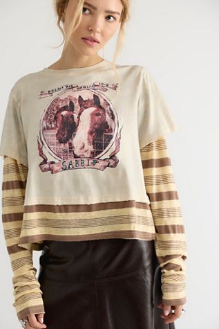 Sabbi Mane Character Energy Long-Sleeve Tee