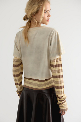 Женская футболка Sabbi Mane Character Energy Long-Sleeve Tee, цвет: Нейтральный комбинированный — фото 2