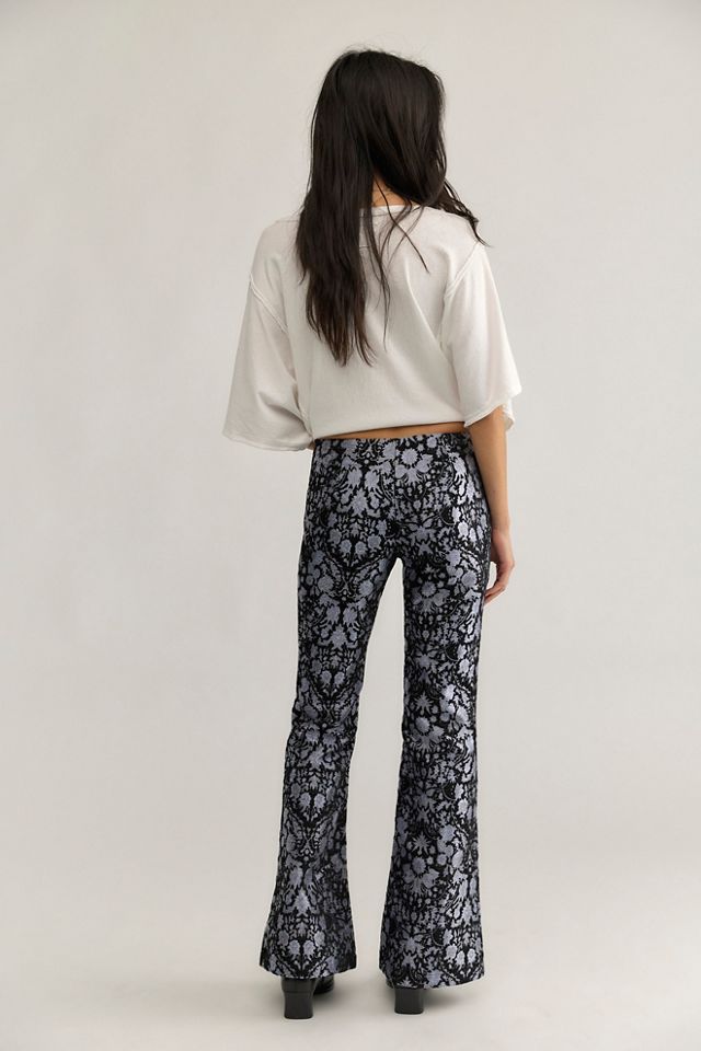 Walk The Line Bootcut Jacquard Trousers #3