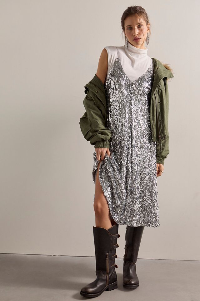 Glow Crazy Midi Slip Dress #4