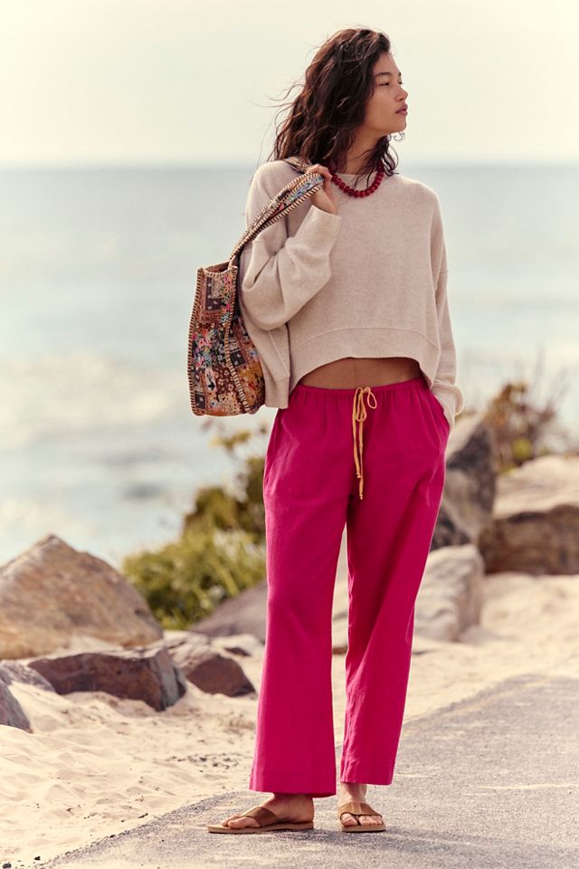 Got To Have It Packable Linen Pants #2
