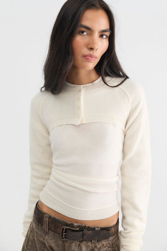 Porta Cashmere Shrug #1