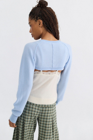 Женские болеро Free People Porta Cashmere Shrug, цвет: Artic — фото 3