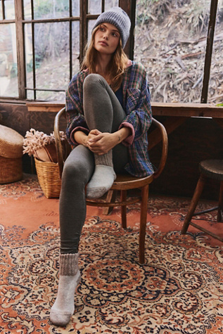 Носки Oh So — Free People, цвет: Синий комбинированный — фото 3