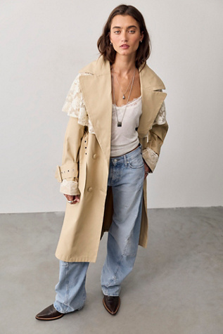 For Love & Lemons Trench-coat surdimensionné Maru