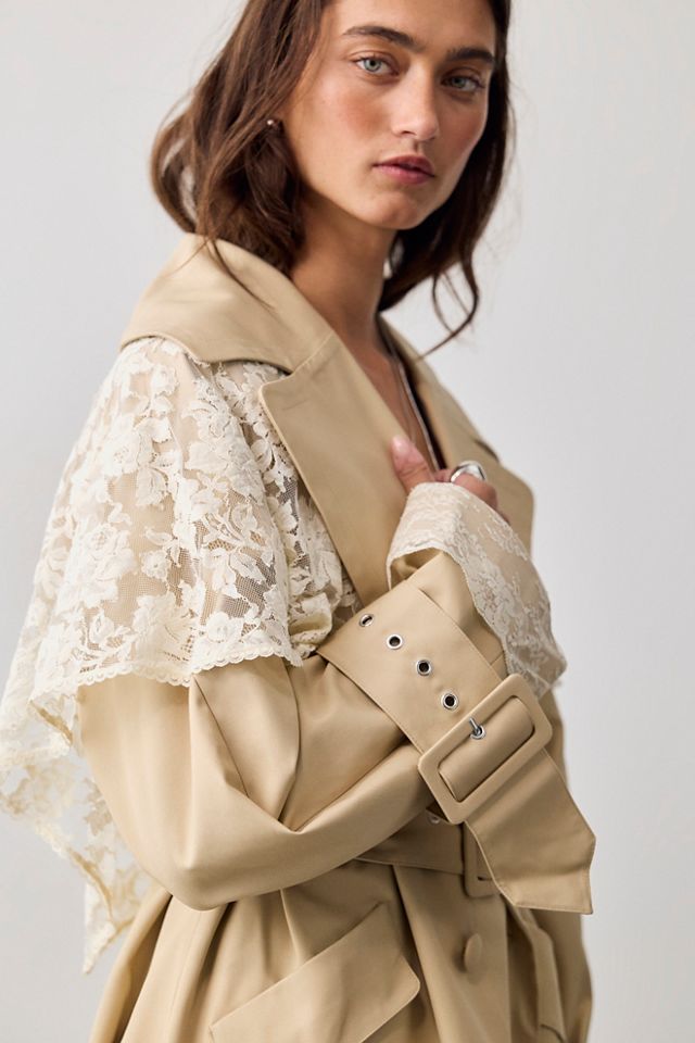 For Love & Lemons Maru Oversized Trench Coat #2