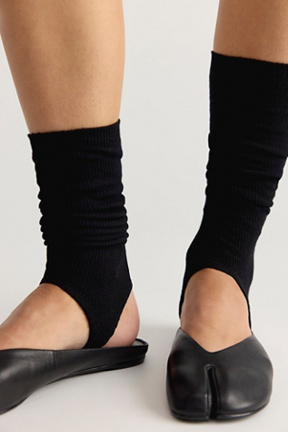 Marine Opaque Stirrup Socks