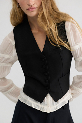 Maisie Tuxedo Vest by Free People