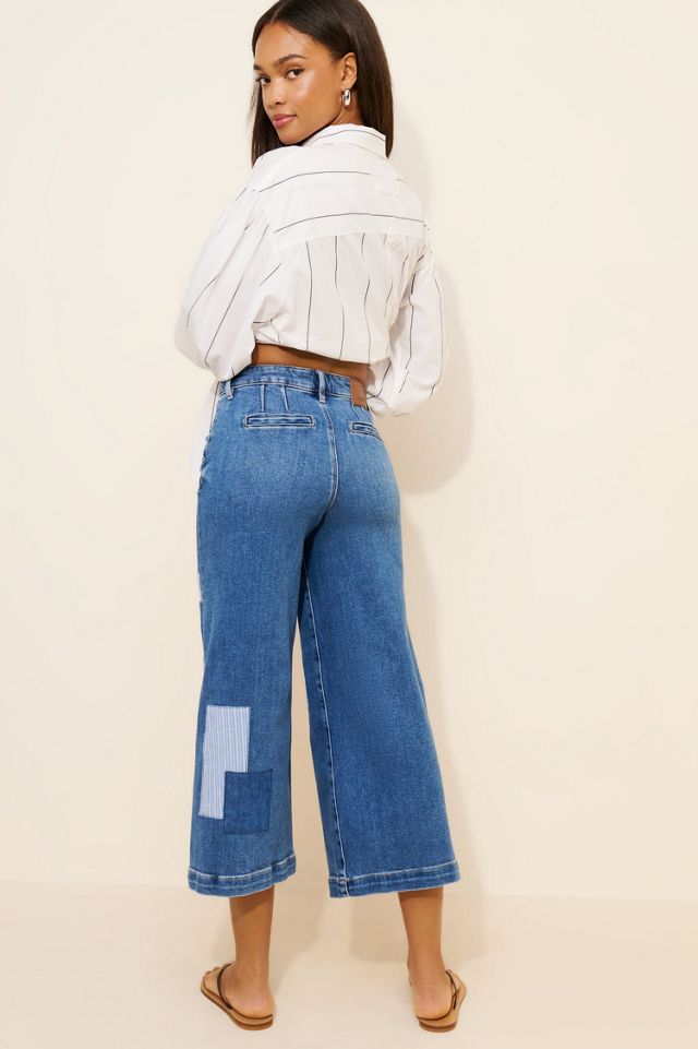 Re_Nuuly x Riley Vintage Reworked Patchwork Jeans #1