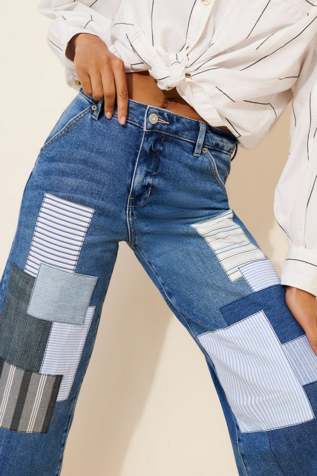 Re_Nuuly x Riley Vintage Reworked Patchwork Jeans #2