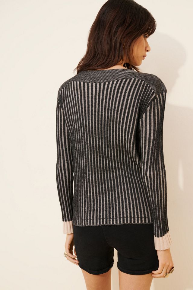 Find Me Now Striped Pullover Sweater #1