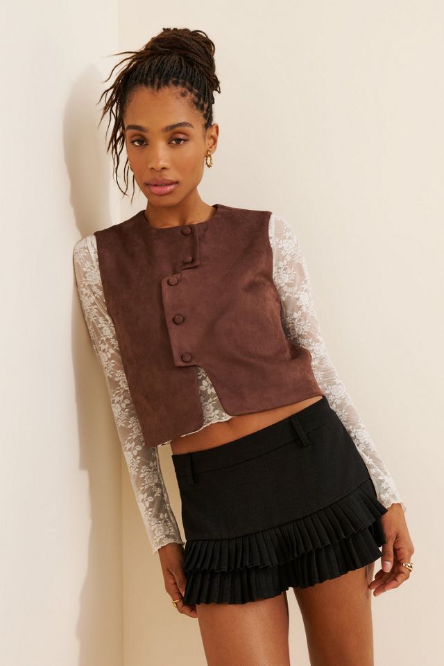 Saemdi Faux Suede Vest #2
