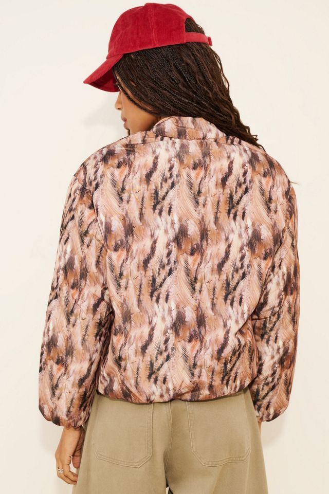 Apparis Maris Printed Padded Bomber #1