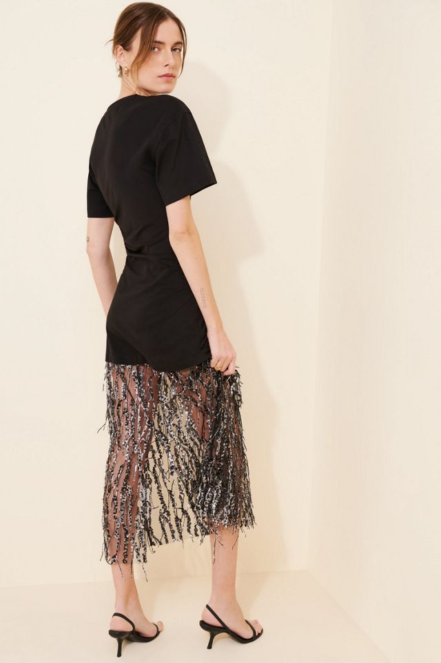 Saemdi Ruched T-Shirt Dress #1