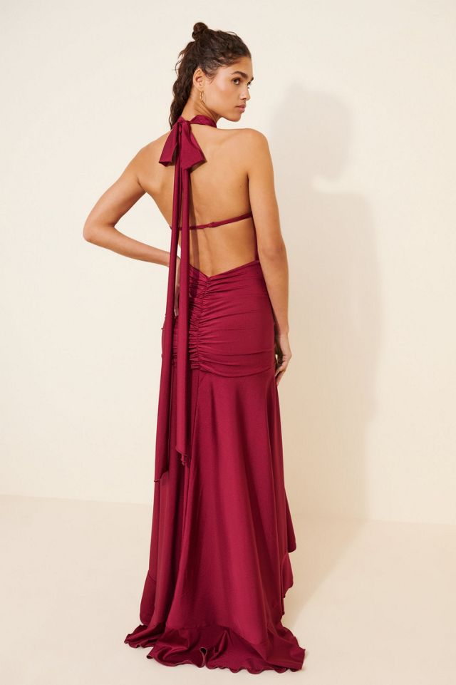 Runaway The Label Zelma High Neck Maxi Dress #1