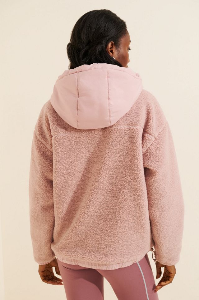 Roxy Everest Hooded Sherpa Jacket #1