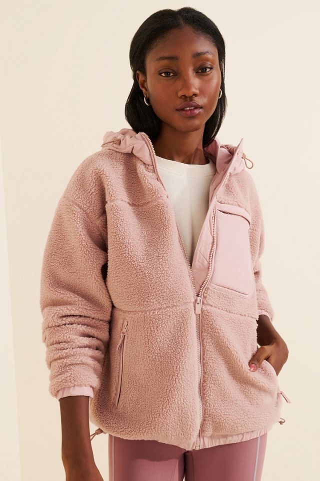 Roxy Everest Hooded Sherpa Jacket #3