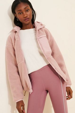 Roxy Everest Hooded Sherpa Jacket