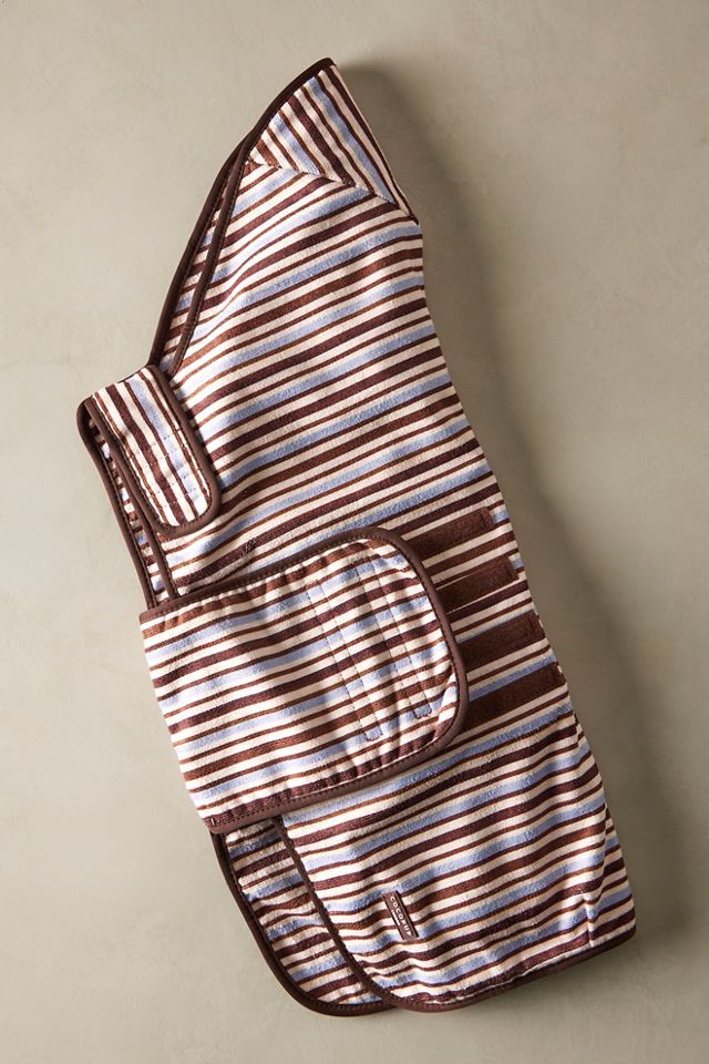 Stripe Dog Drying Robe #2