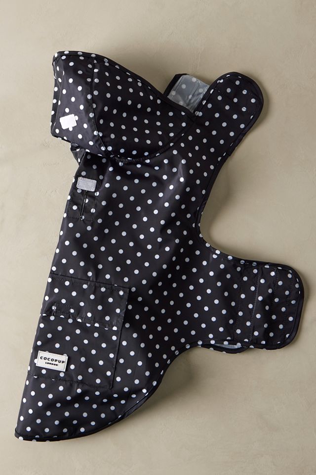 Polka Dot Dog Rain Poncho #1