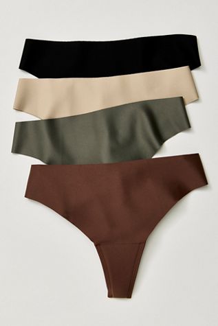 JIV ATHLETICS Mid-Rise Thong Bundle