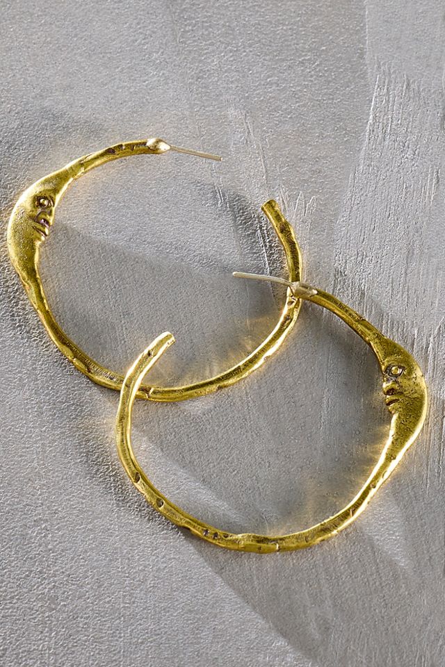 Alkemie Crescent Moon Hoops #1