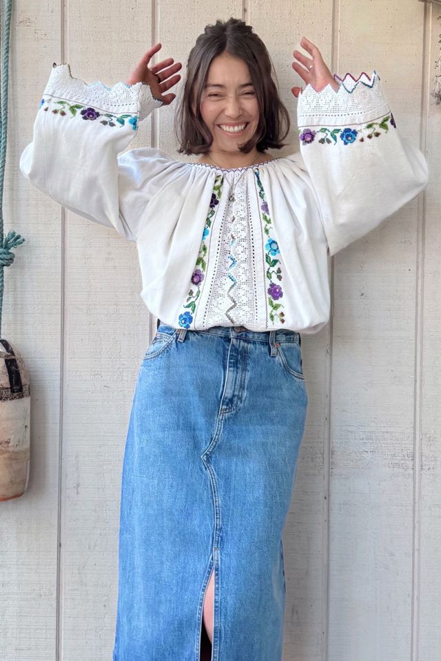 Vintage 1970s Hungarian Blouse Selected by Kikos Kloset #1