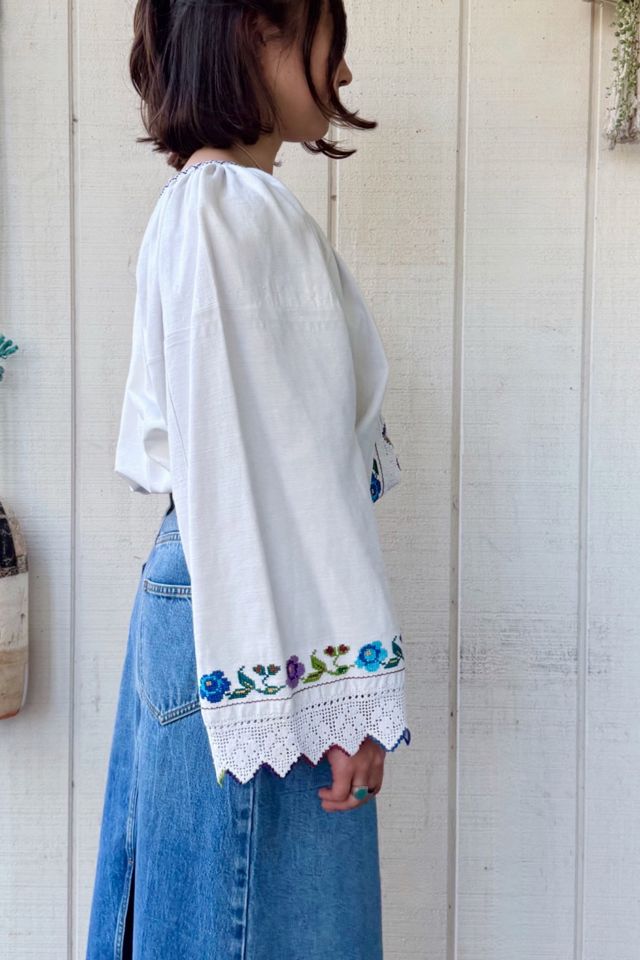 Vintage 1970s Hungarian Blouse Selected by Kikos Kloset #3
