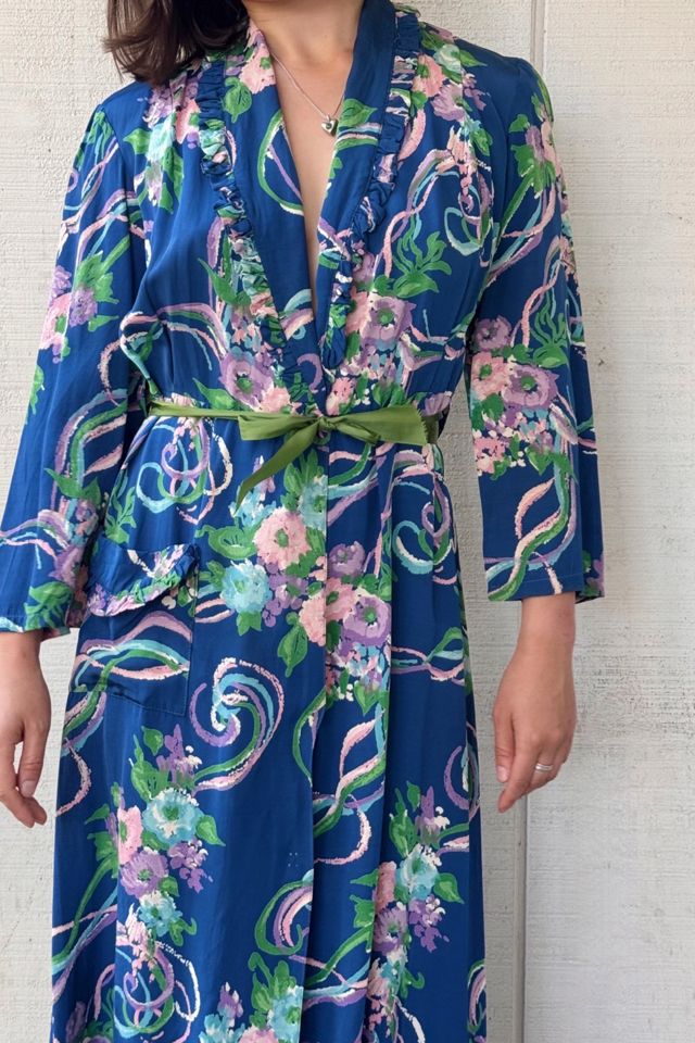 Vintage 1940s Maxi Dress Selected by Kikos Kloset #1