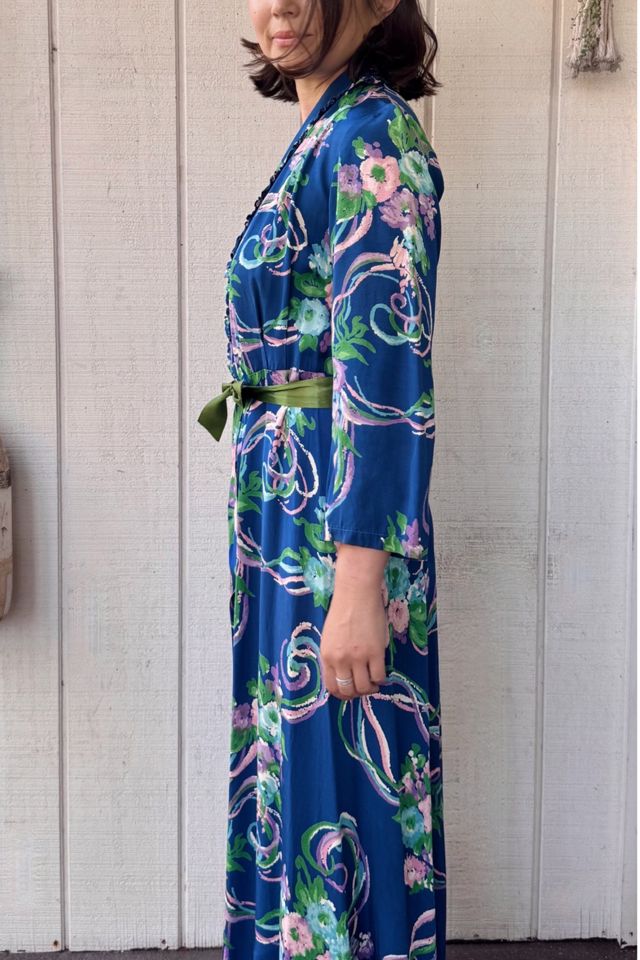 Vintage 1940s Maxi Dress Selected by Kikos Kloset #2